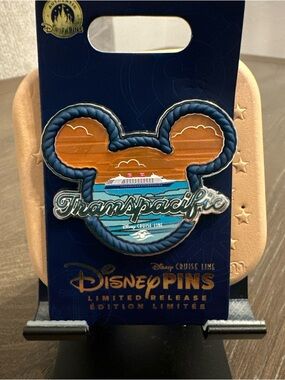Disney DCL Disney Cruise Line Transpacific Mickey Head Limited Release Pin